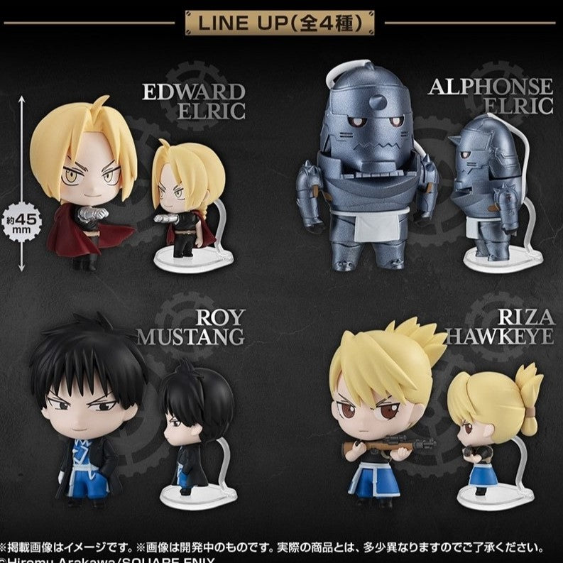 日本 萬代 BANDAI 鋼之煉金術角色模型 扭蛋 模型 公仔 收藏 轉蛋 含底座 鋼之鍊金術師人偶收藏