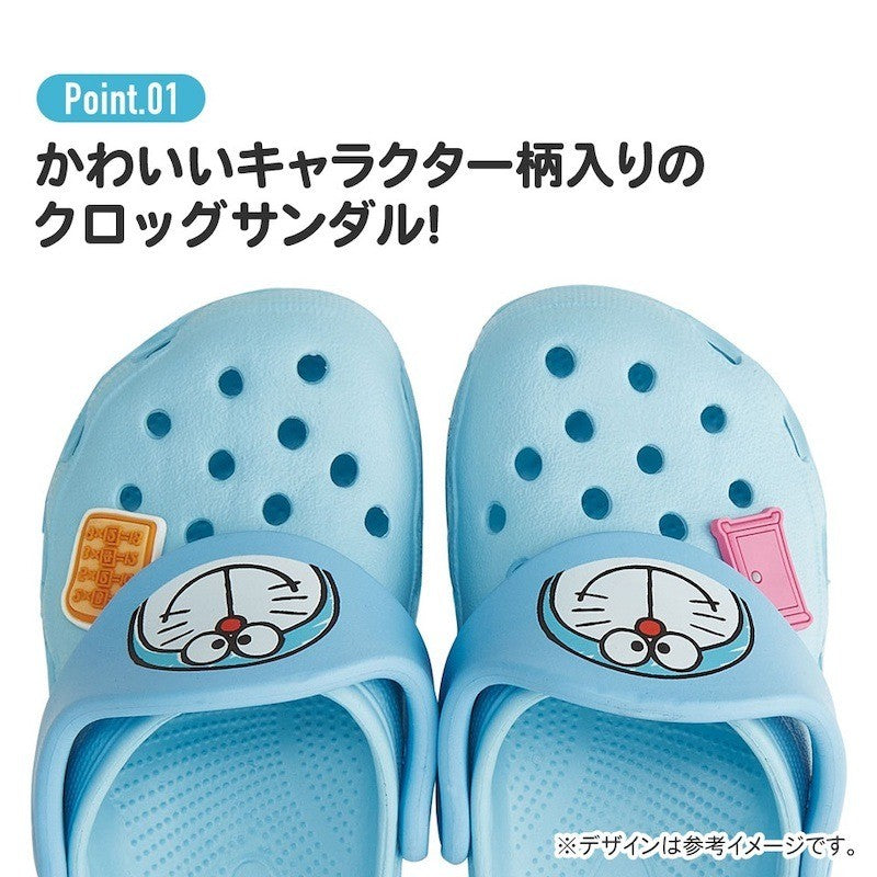 日本 Skater 輕便兒童涼鞋 | 卡通 洞洞鞋 布希鞋 EVA 拖鞋 可固定腳跟 哆啦A夢 恐龍