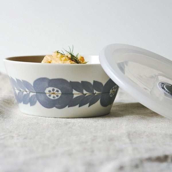 美濃燒 Blossom 陶瓷沙拉碗 附蓋∣3入組 480ml + 260ml 飯碗 日式餐具