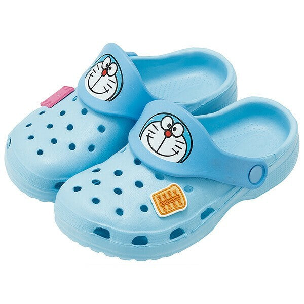 日本 Skater 輕便兒童涼鞋 | 卡通 洞洞鞋 布希鞋 EVA 拖鞋 可固定腳跟 哆啦A夢 恐龍