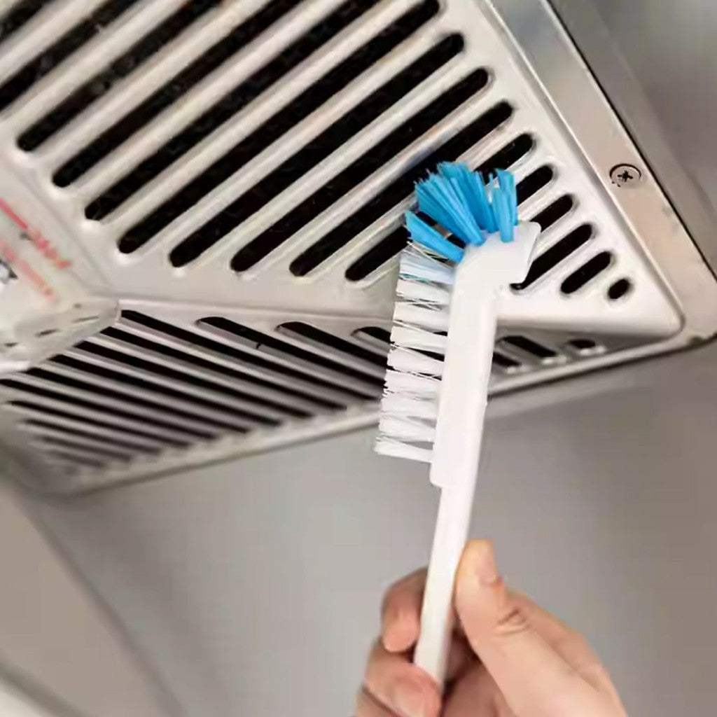 日本 Aisen 直角彎頭清潔刷 | 廚房/水槽/杯子/縫隙/排水口 零死角清潔刷 長柄清洗刷