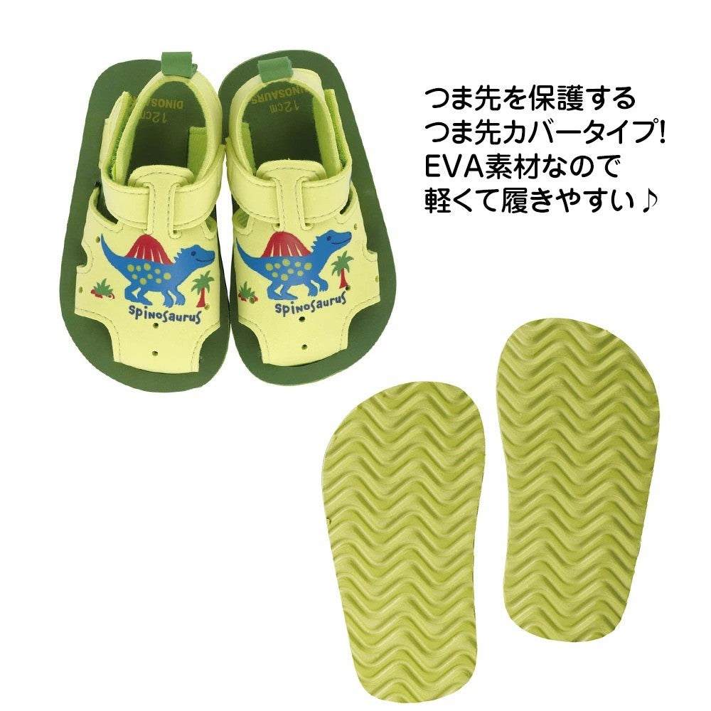 日本 Skater 包腳趾嬰幼兒涼鞋 12/13/14cm 恐龍 哆啦A夢 | EVA涼鞋 學步涼鞋