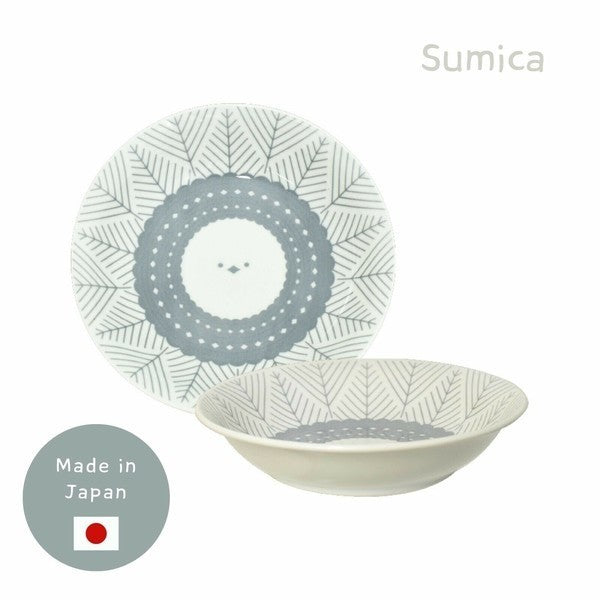 日本製 逸品社 sumica 刺蝟/貓咪/熊/鳥大臉碗盤 | 義大利盤 咖哩碗 陶瓷碗盤 北歐風