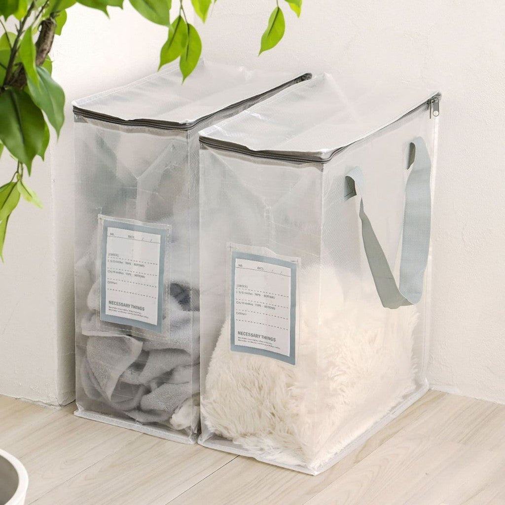日本 3coins 萬用透明收納袋 | 旅行出國 棉被衣服收納 搬家袋 收納袋 大型收納袋