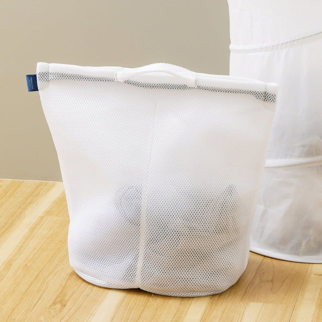 日本 3coins 三格加厚洗衣袋 附提把 | 分隔洗衣袋 洗衣籃 曬衣籃 加厚抗菌