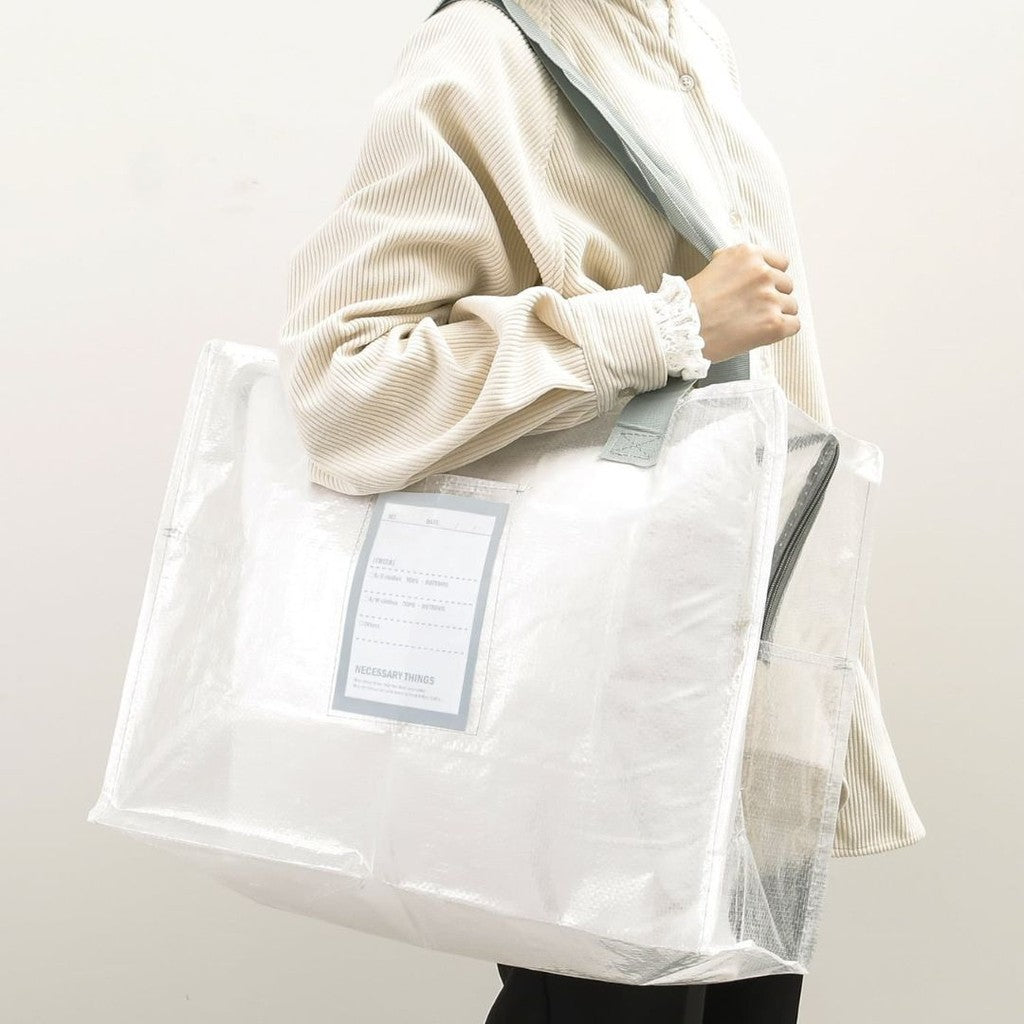 日本 3coins 萬用透明收納袋 | 旅行出國 棉被衣服收納 搬家袋 收納袋 大型收納袋