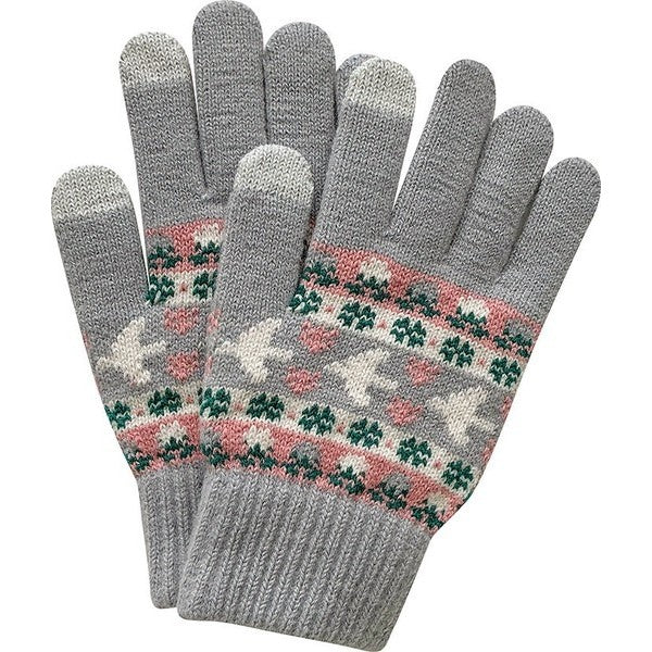 日本 觸控針織保暖手套 男女通用 | 加絨內襯 滑雪手套 防寒手套 針織手套 觸控手套 保暖手套