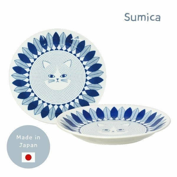 日本製 逸品社 sumica 刺蝟/貓咪/熊/鳥大臉碗盤 | 義大利盤 咖哩碗 陶瓷碗盤 北歐風