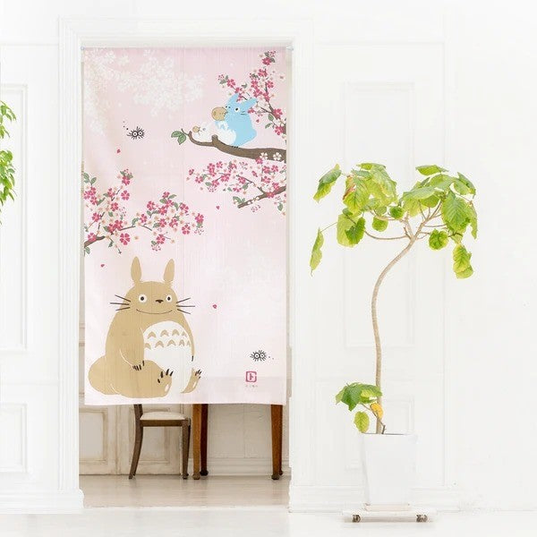 日本 龍貓門簾 85X150cm TOTORO|臥室門簾 客廳門簾 廚房門簾