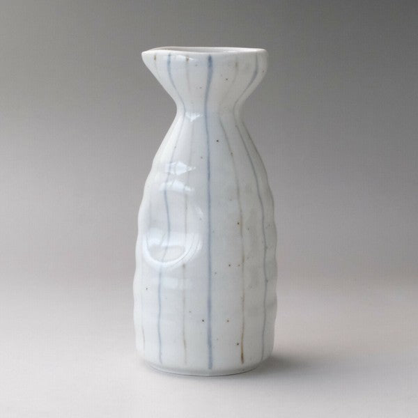 日本製 美濃燒 十草清酒杯壺 禮盒 | 日式酒器 德利 清酒套組 清酒杯具 新居賀禮