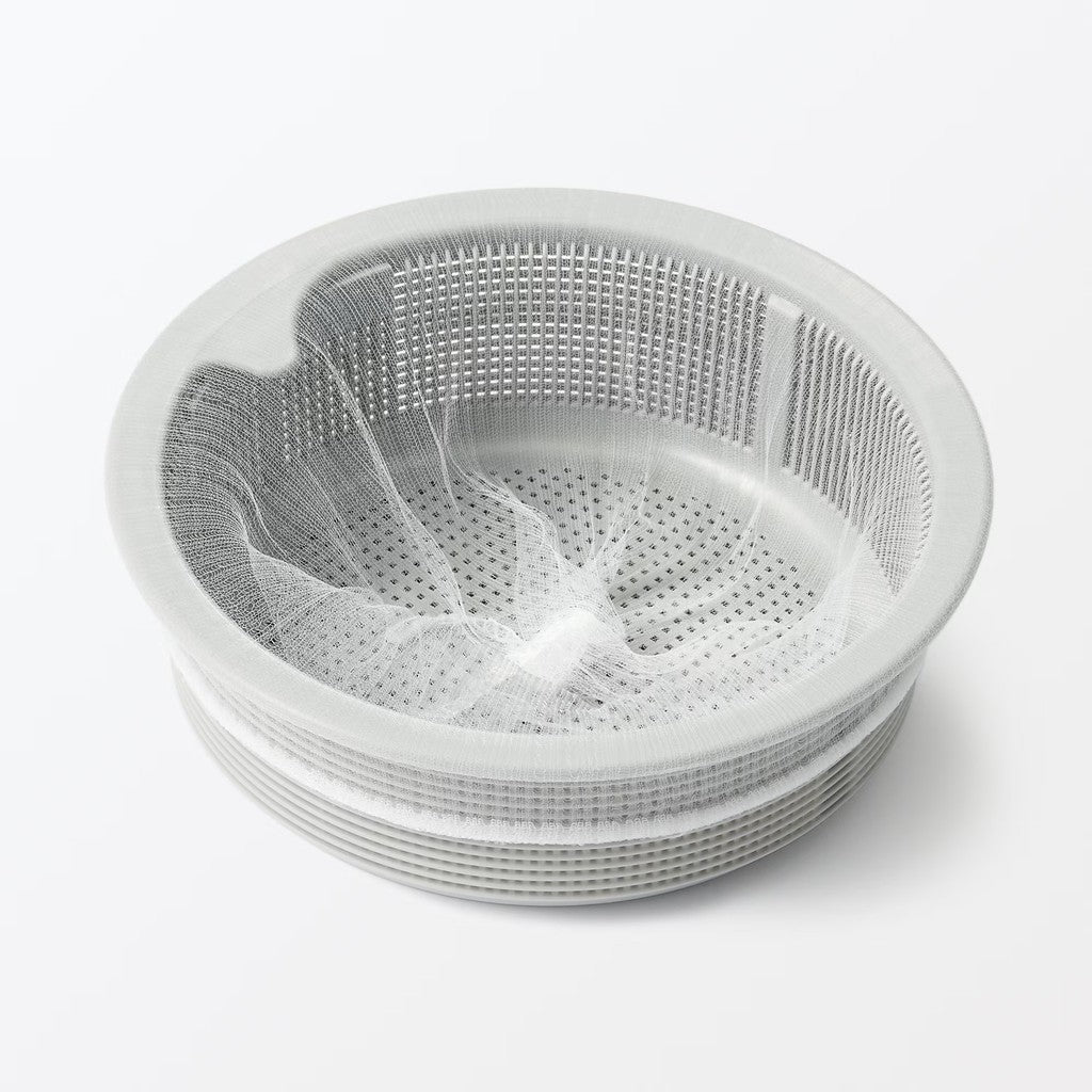 日本代購 MUJI 無印良品 淺型水槽濾網袋 30枚 | 細網 濾水網 排水網 水槽過濾網