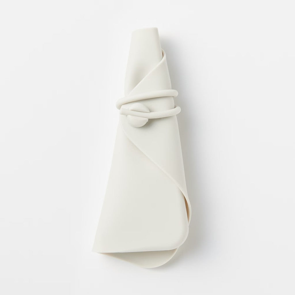 日本 MUJI 無印良品 矽膠餐具收納套 | 環保餐具袋 野餐 露營 餐具袋 餐具收納