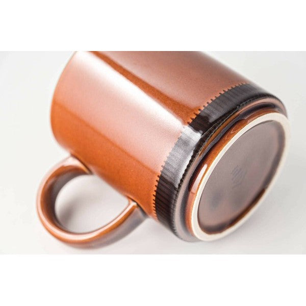 美濃燒 Yoto 陶瓷馬克杯 300ml︱琥珀色 茶杯 咖啡杯 牛奶杯 對杯