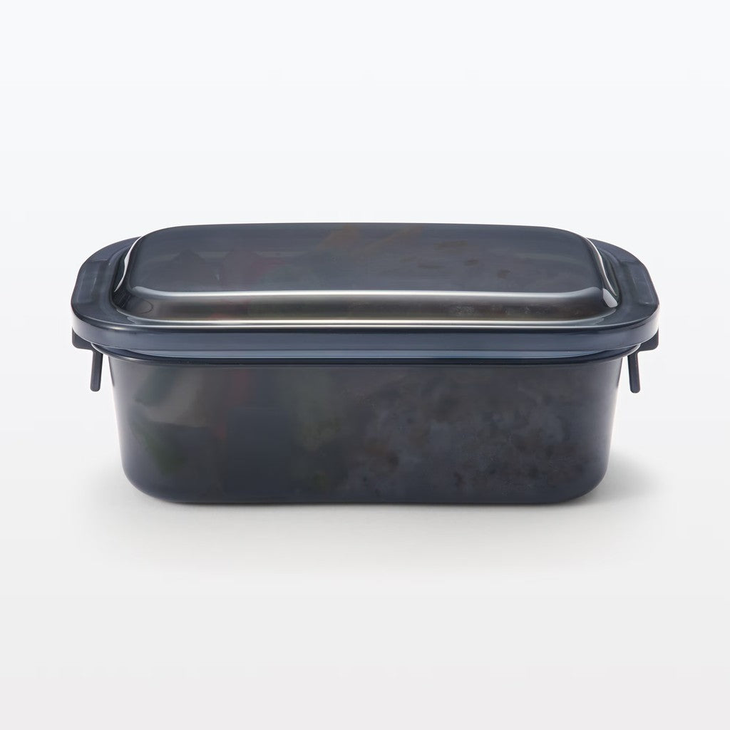 日本製 MUJI 無印良品 限定 分隔便當盒 透明黑 透明 500ml 670ml 微波便當盒 分隔便當盒