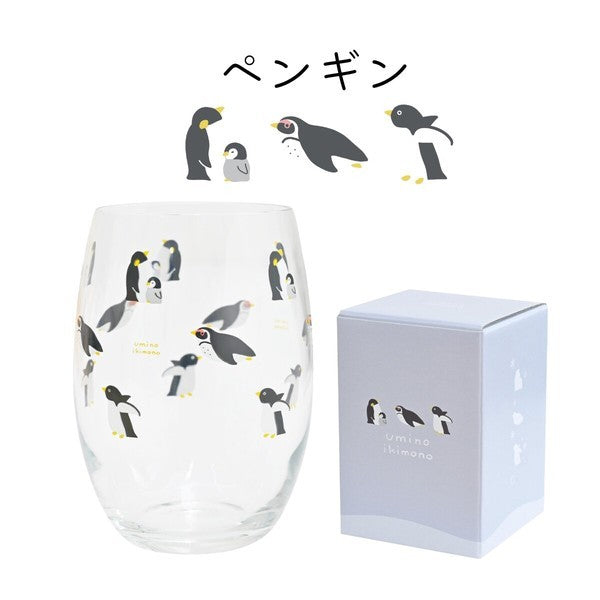 日本 海洋水族館系列 海洋生物玻璃杯|居家日常水杯 冷飲杯 果汁杯