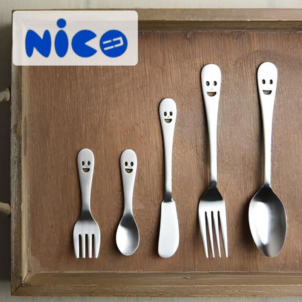 日本製 微笑 NICO 不鏽鋼餐具 多款可選 | 湯匙 叉子 甜點匙 迷你系列