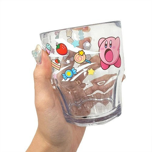 日本製 OSK 耐熱兒童透明水杯300ml 星之卡比 水族館 便當小菜|漱口杯 飲料杯