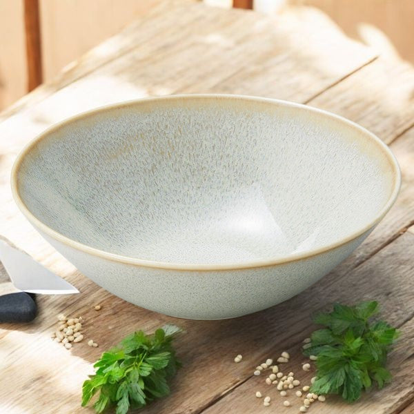 日式碗 日本製 日式雅緻霧白釉陶碗 13.5cm|美濃燒 陶餐碗 湯碗 飯碗 復古碗 美濃燒碗 日本食具