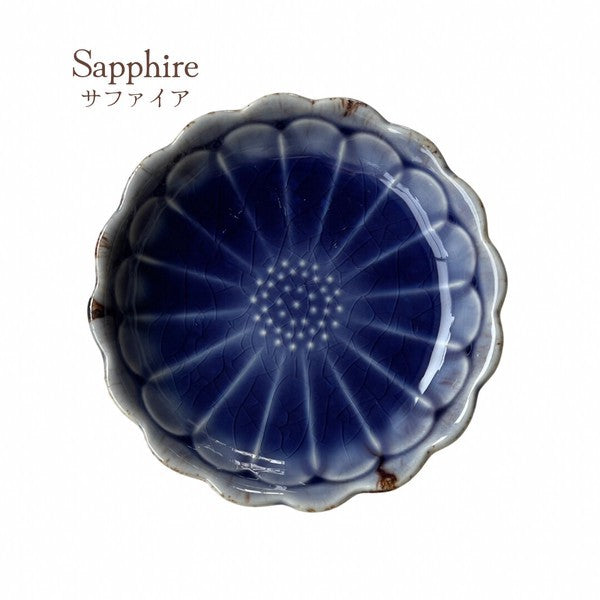 日本製 Cosmo花型陶瓷小碗 10cm 美濃燒|小菜碟 陶瓷盤 陶瓷碗