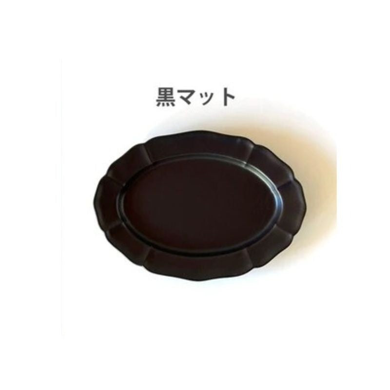 日本製 美濃燒 法式復古橢圓盤 24.5cm|咖哩盤 義大利麵盤 早午餐盤 日