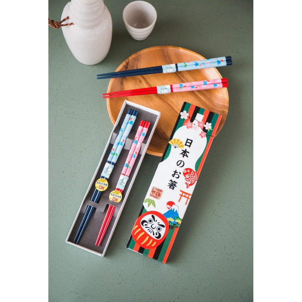 日本製 小春富士 富士山 夫妻對筷組 | 訂婚 婚禮小物 入厝禮品 日本筷子 送禮物推薦
