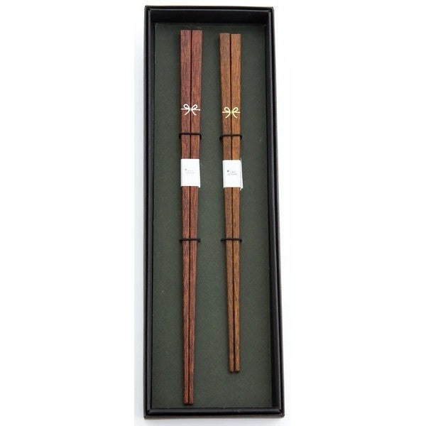 日本製 波佐見燒 蝴蝶結造型夫妻茶碗&對筷 禮盒組 |結婚禮物 碗禮盒 對筷禮盒
