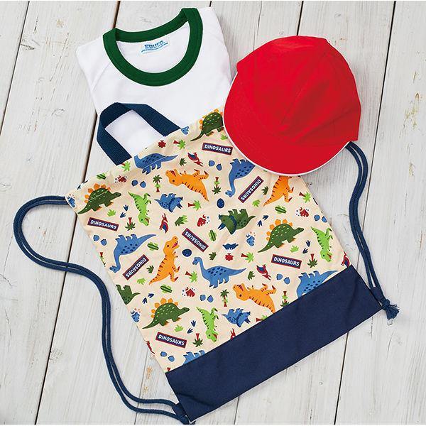 日本 SKATER恐龍束口後背包|手提袋|收納袋 - 富士通販