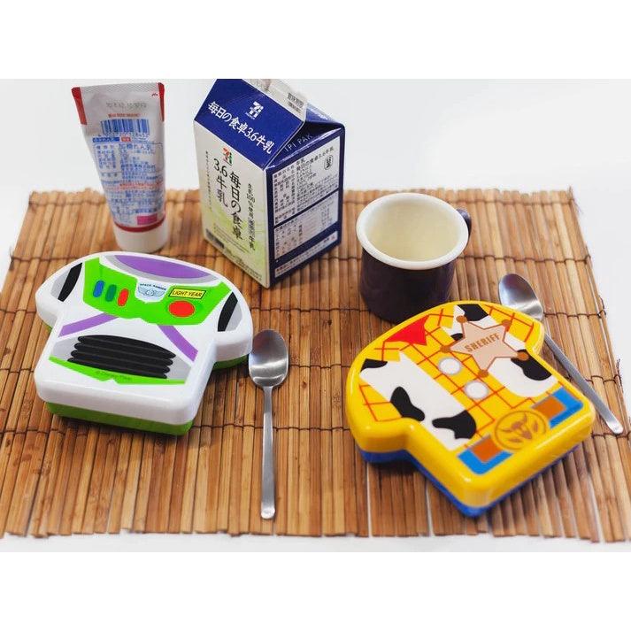 日本 Skater 玩具總動員 兒童點心分隔盒 附束帶|胡迪 巴斯光年 - 富士通販