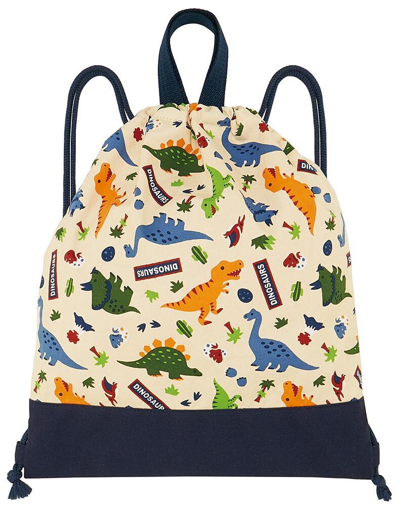 日本 SKATER恐龍束口後背包|手提袋|收納袋 - 富士通販