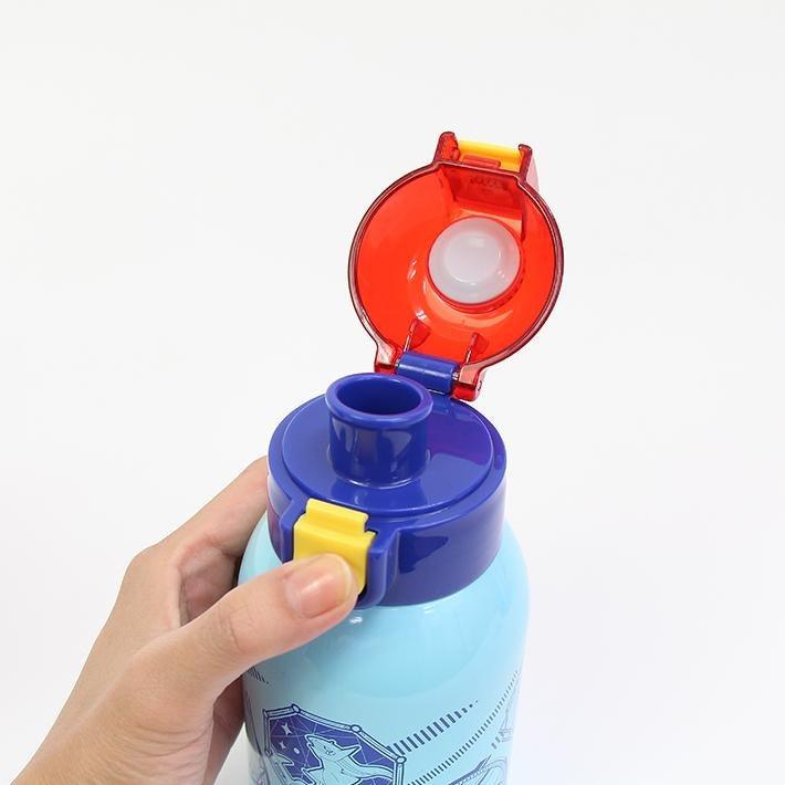 日本 Skater 寶可夢 皮卡丘 兒童保溫瓶 400ml|直飲 彈蓋 附杯袋 - 富士通販