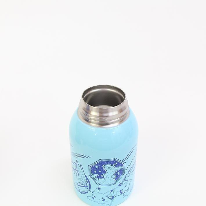 日本 Skater 寶可夢 皮卡丘 兒童保溫瓶 400ml|直飲 彈蓋 附杯袋 - 富士通販