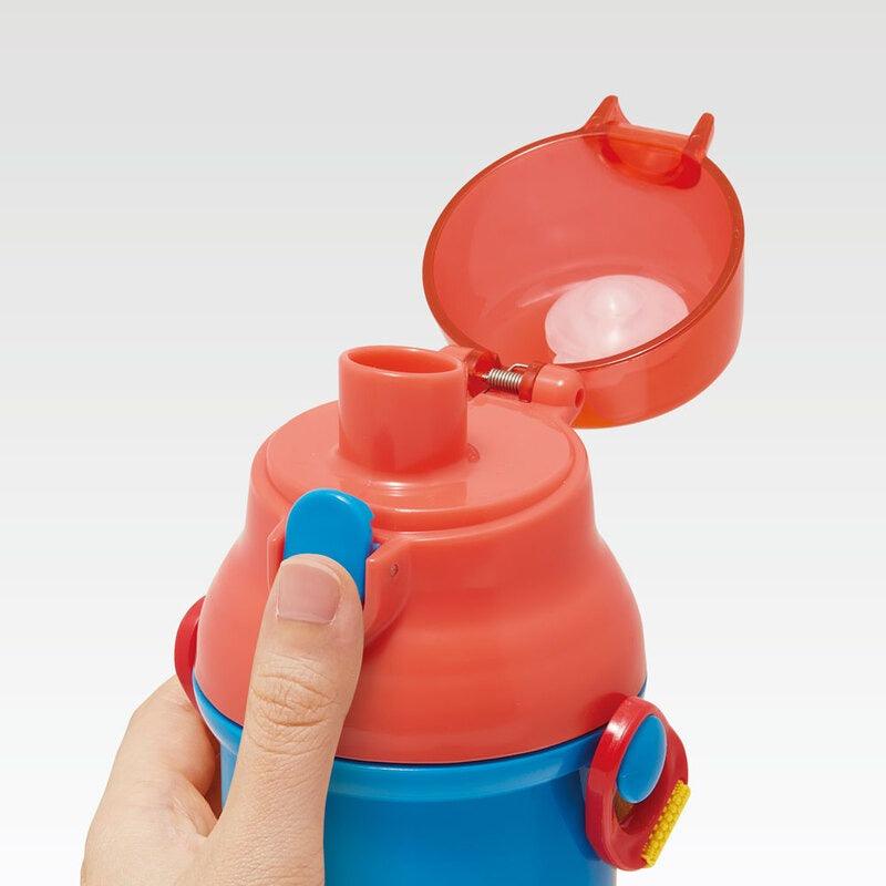 日本製 SKATER 米奇直飲水壺|480ml 寬口 附背帶 - 富士通販