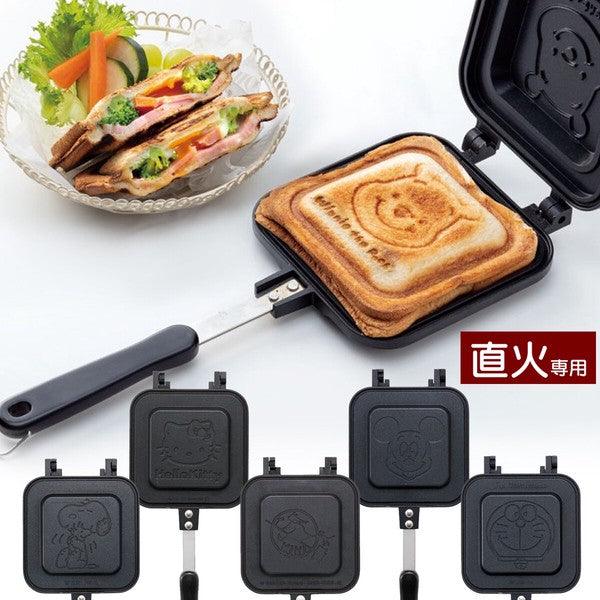 日本 Skater 直火專用 熱壓吐司烤盤|米奇 Kitty 維尼 哆啦a夢 魔女宅急便 - 富士通販