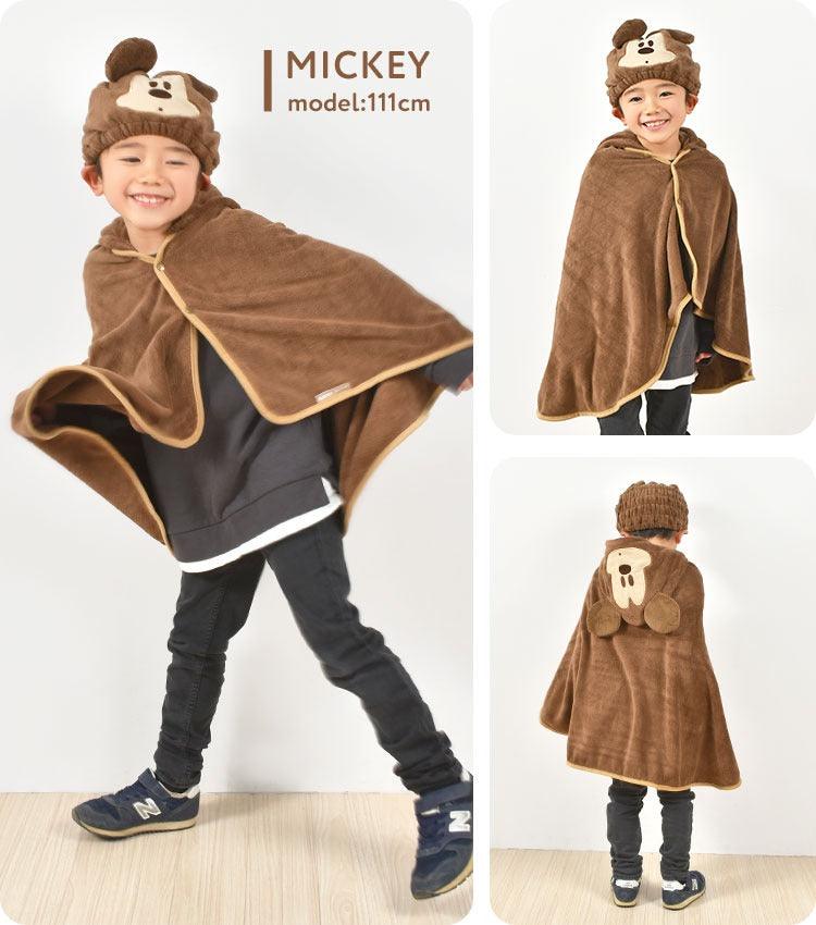 日本 Skater 兒童卡通連帽浴巾|日本熱銷 迪士尼 三麗鷗 - 富士通販