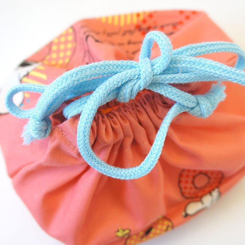 日本SNOOPY史努比卡通|簡約動物圖案|孩童午餐日式便當袋(兩種款式)-日本製 - 富士通販