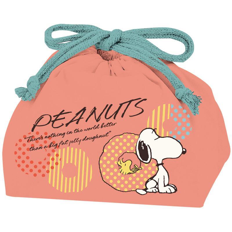 日本SNOOPY史努比卡通|簡約動物圖案|孩童午餐日式便當袋(兩種款式)-日本製 - 富士通販