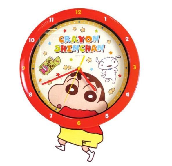日本正版 卡通靜音擺鐘-睡衣蠟筆小新|蠟筆小新|小叮噹|湯姆貓與傑利鼠|SNOOPY史努比|Winnie Pooh小熊維尼-六款可選 - 富士通販