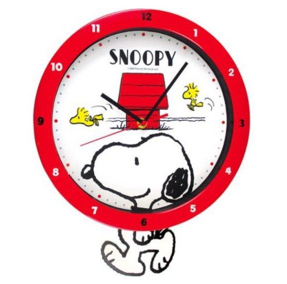 日本正版 卡通靜音擺鐘-睡衣蠟筆小新|蠟筆小新|小叮噹|湯姆貓與傑利鼠|SNOOPY史努比|Winnie Pooh小熊維尼-六款可選 - 富士通販