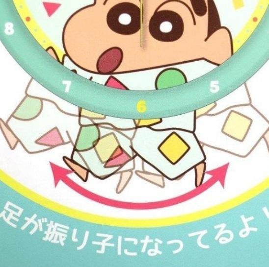 日本正版 卡通靜音擺鐘-睡衣蠟筆小新|蠟筆小新|小叮噹|湯姆貓與傑利鼠|SNOOPY史努比|Winnie Pooh小熊維尼-六款可選 - 富士通販