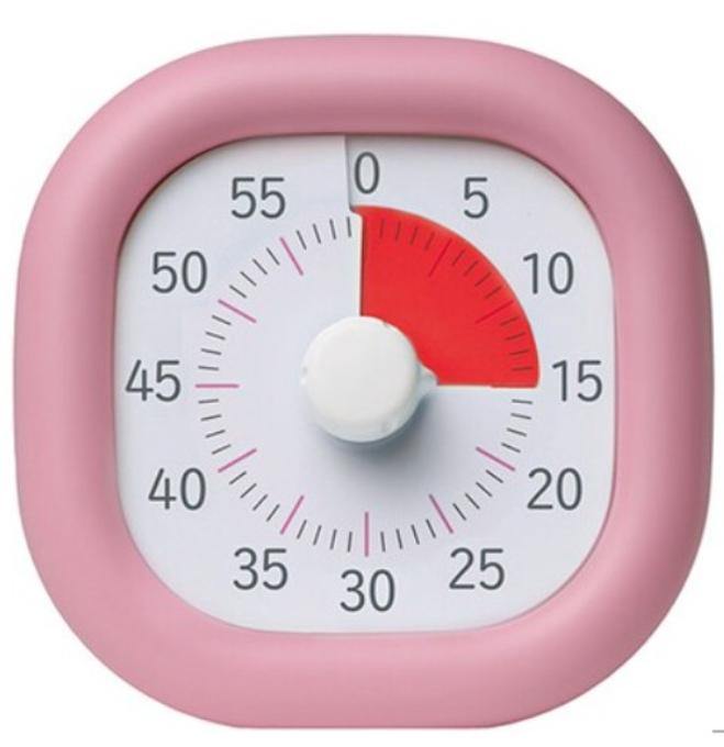 日本Sonic專注力學習時鐘|兒童時間掌握色塊倒數計時器 - 富士通販