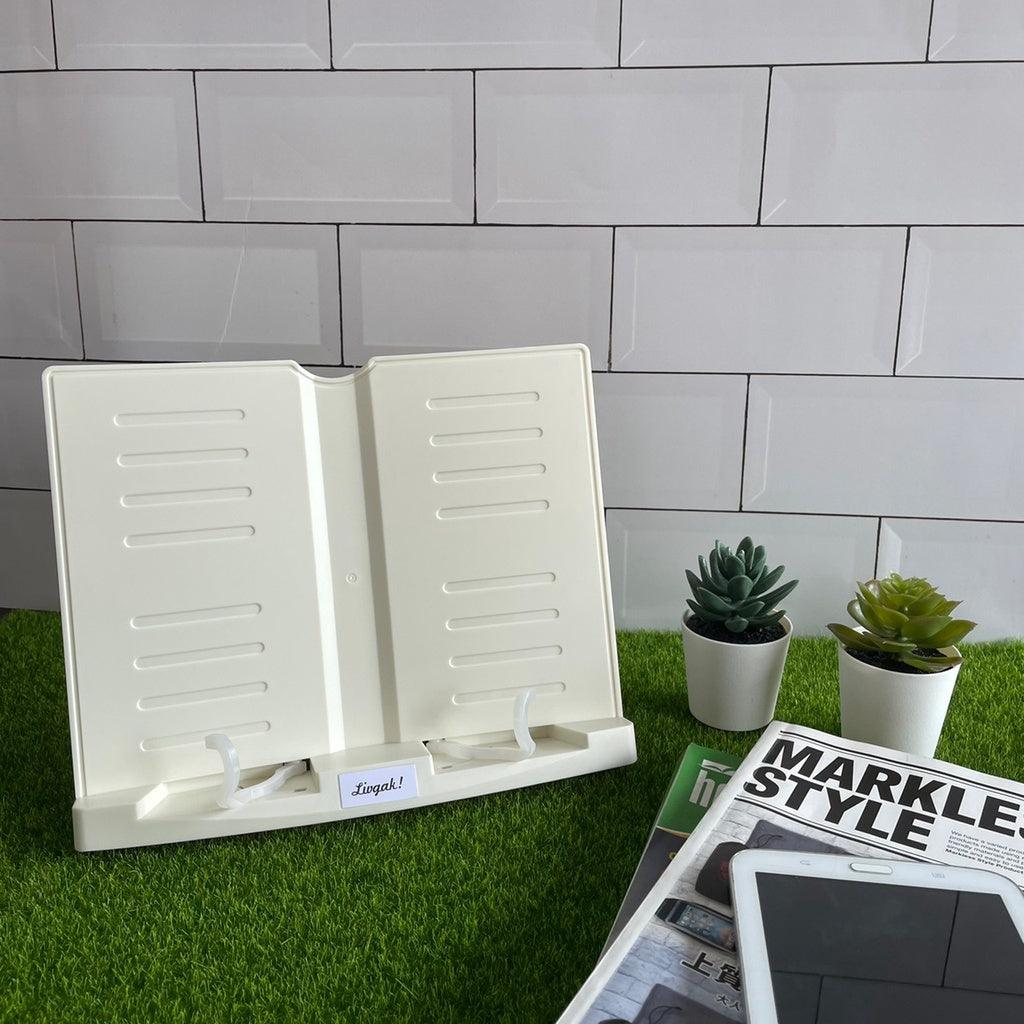 SONIC收納書架書見台|六種角度調整,食譜架、課本架 - 富士通販