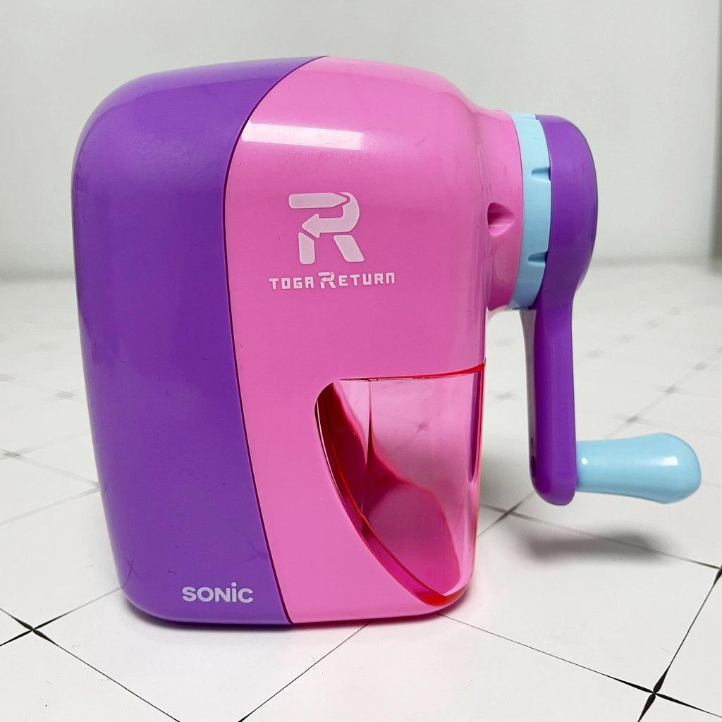 日本 SONIC 自動退出削鉛筆機|大容量 防夾手 可削色鉛筆 - 富士通販