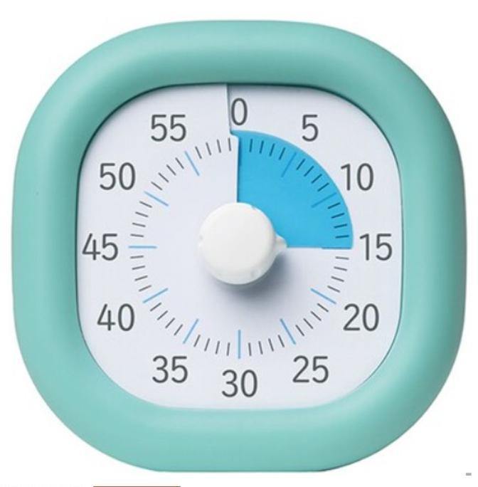 日本Sonic專注力學習時鐘|兒童時間掌握色塊倒數計時器 - 富士通販