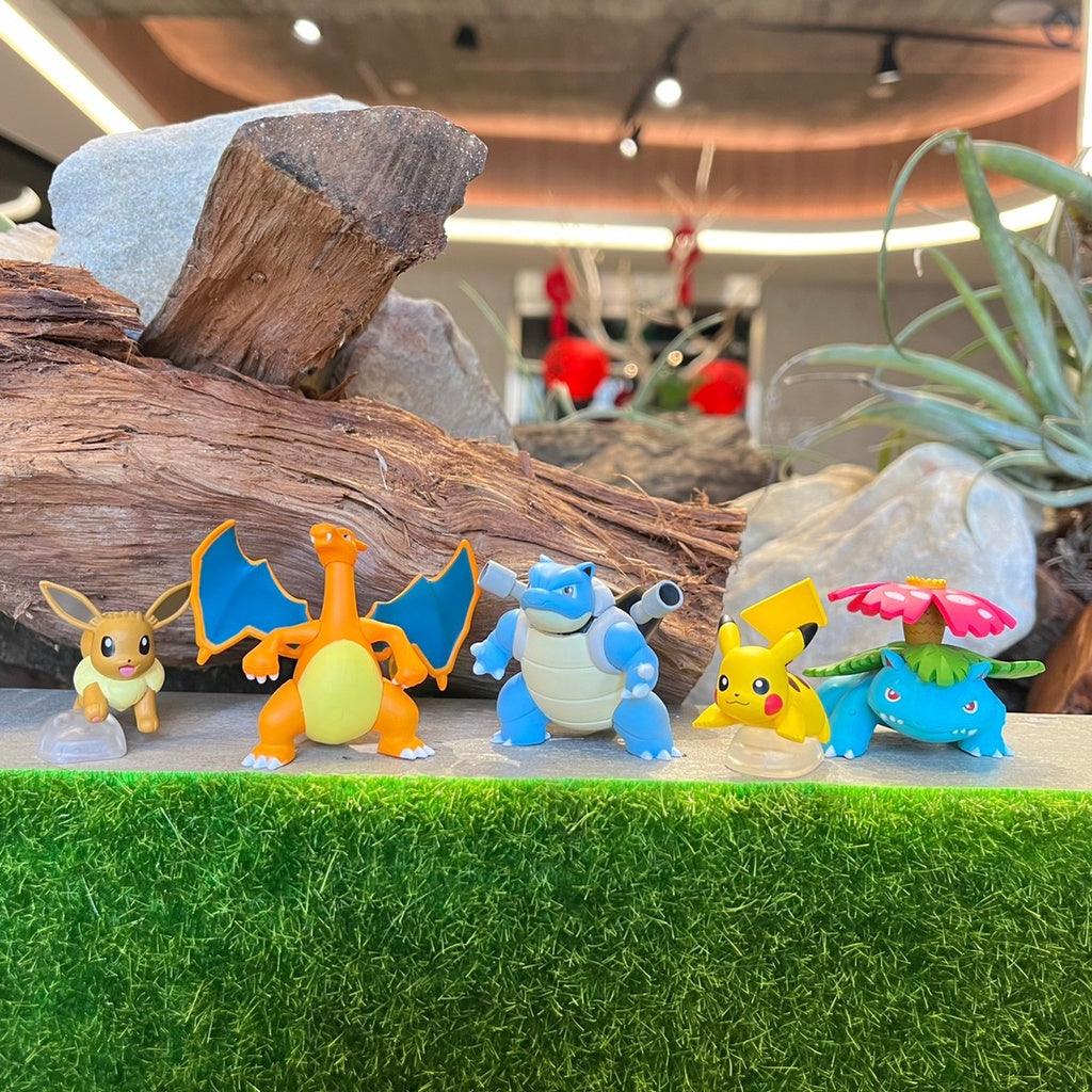 日本 T-ARTS 扭蛋 精靈寶可夢關都篇|皮卡丘 噴火龍 伊布 妙蛙花 水箭龜 - 富士通販