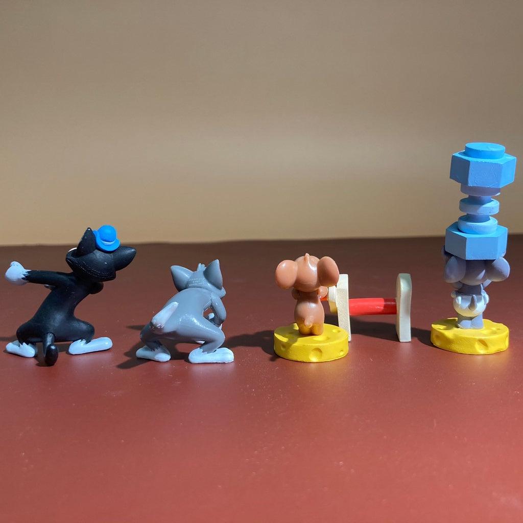 日本T-ARTS湯姆貓與傑利鼠拔河扭蛋|湯姆貓、傑利鼠、小不點、黑白貓 - 富士通販