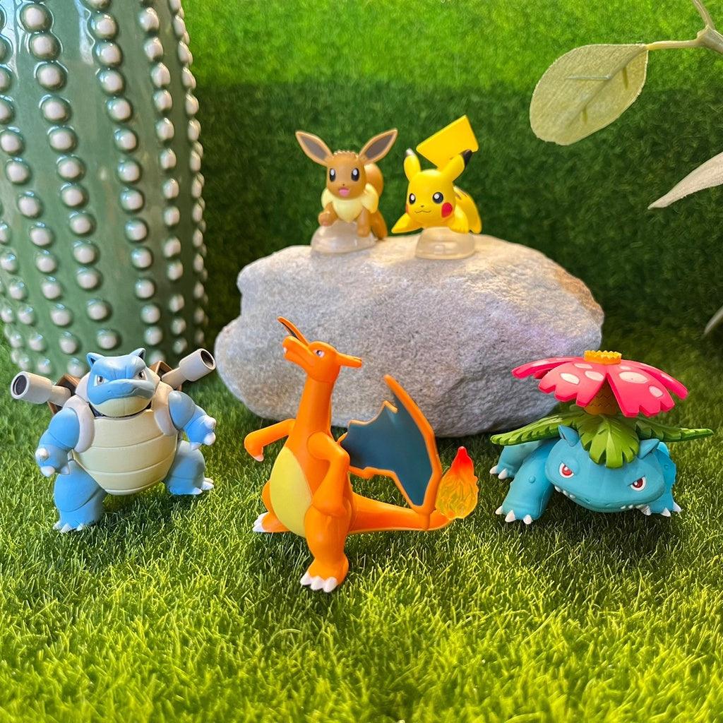 日本 T-ARTS 扭蛋 精靈寶可夢關都篇|皮卡丘 噴火龍 伊布 妙蛙花 水箭龜 - 富士通販