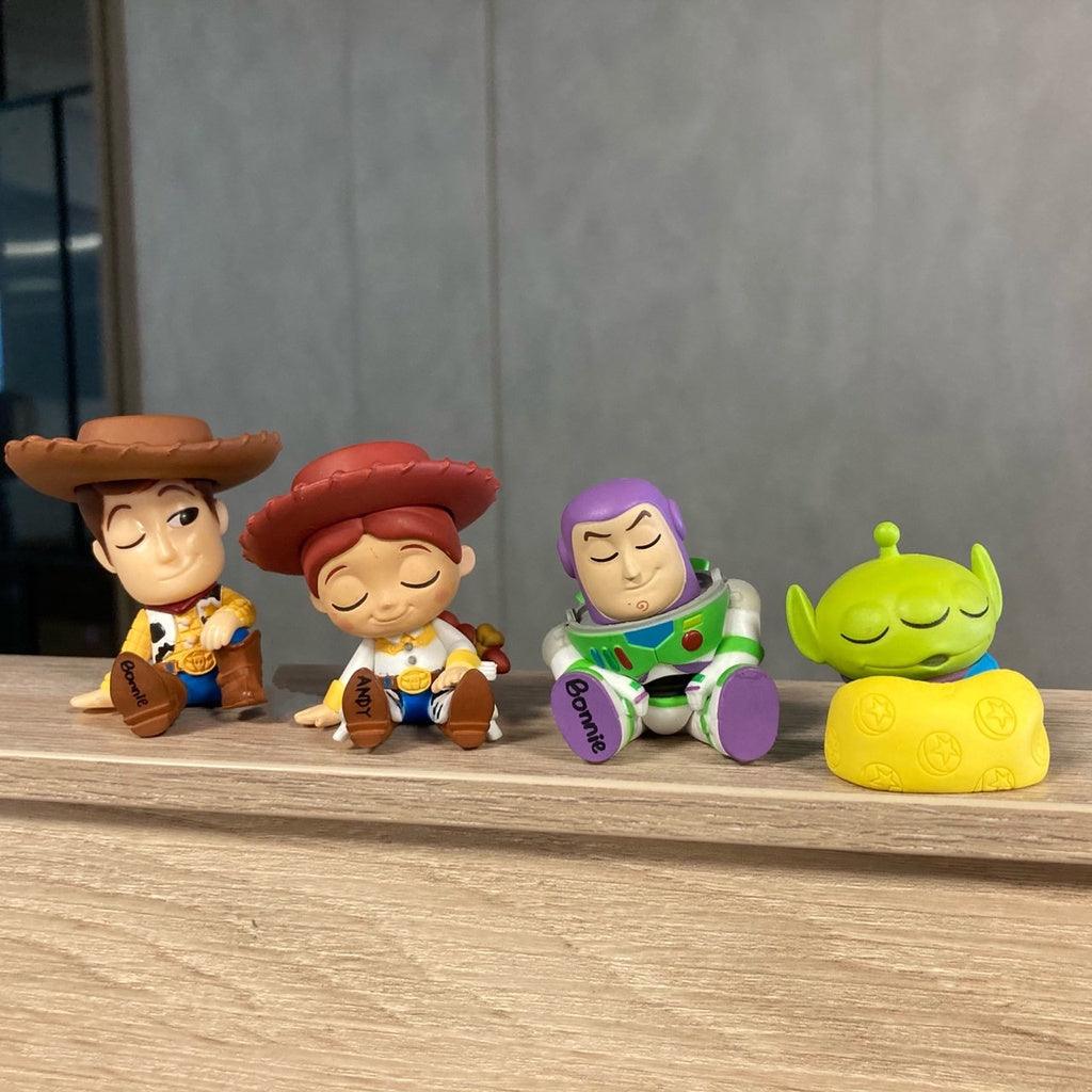 日本T-ARTS玩具總動員倚肩扭蛋|三眼怪、巴斯光年、翠絲、胡迪 - 富士通販