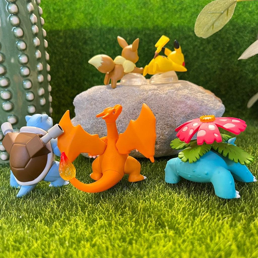 日本 T-ARTS 扭蛋 精靈寶可夢關都篇|皮卡丘 噴火龍 伊布 妙蛙花 水箭龜 - 富士通販