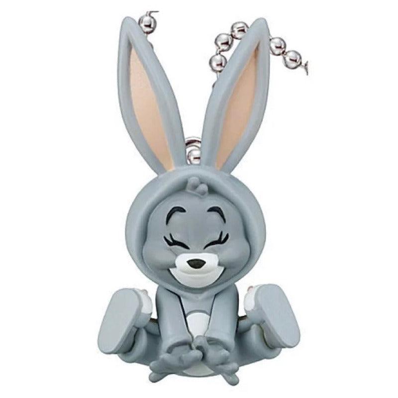 日本 T-arts 華納100周年湯姆貓與傑利鼠兔裝公仔|扭蛋 包包吊飾 鑰匙圈 - 富士通販