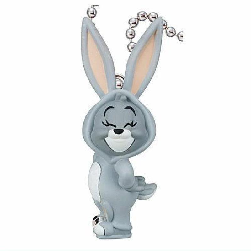 日本 T-arts 華納100周年湯姆貓與傑利鼠兔裝公仔|扭蛋 包包吊飾 鑰匙圈 - 富士通販